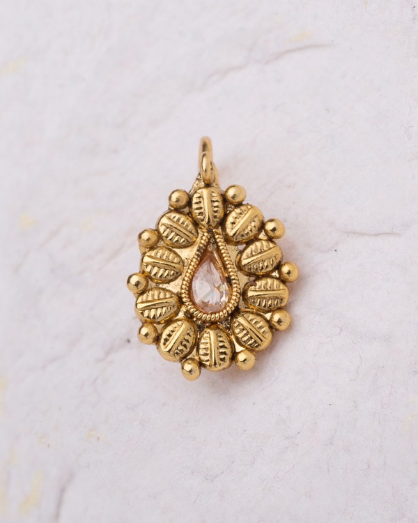 Antique nose pin gold Clearance