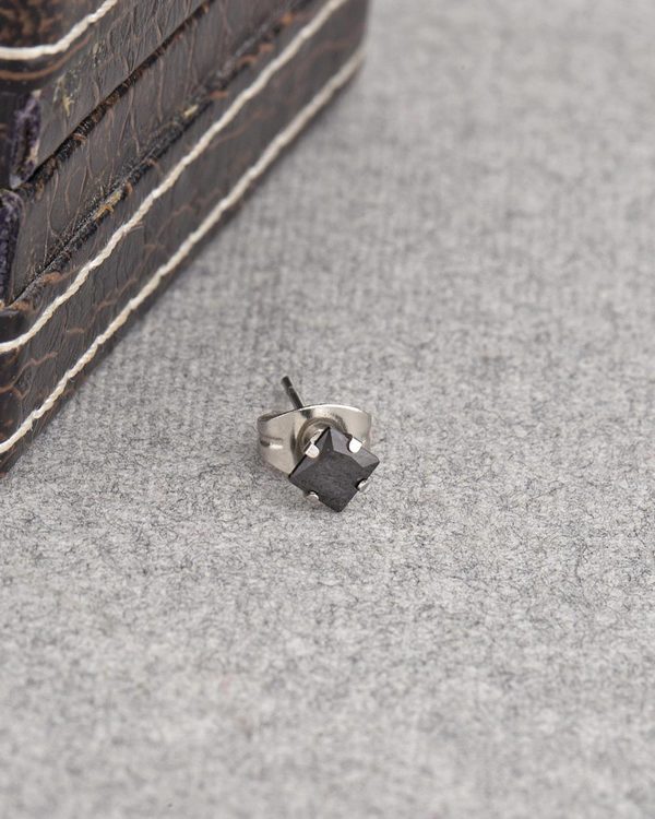 Black CZ Studded Earring from Stud Out Collection