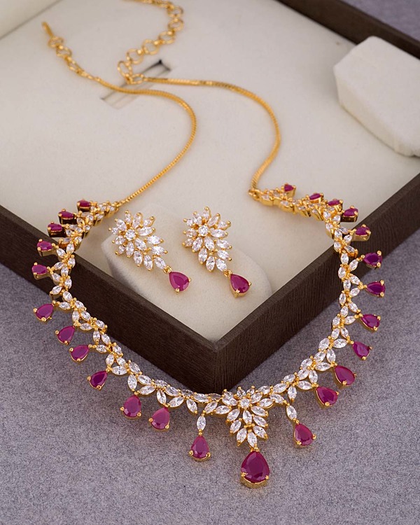 pink stone necklace jewelry