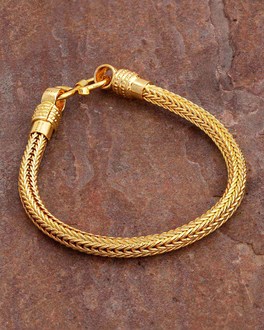 Designer Silver \u0026 Gold Bracelet for Men 