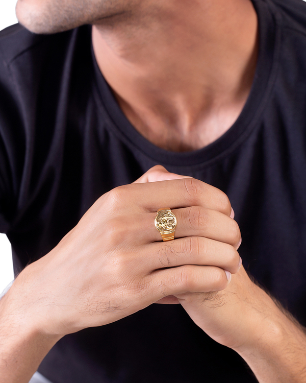 sai baba silver ring for ladies